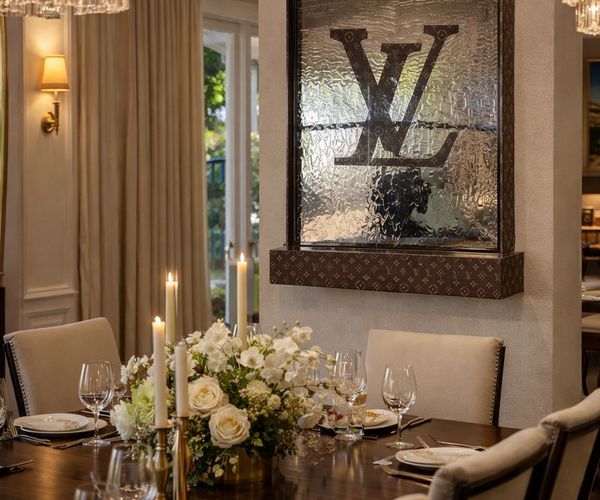 #060 Private Dining Room – Monogram Liquid Wall
