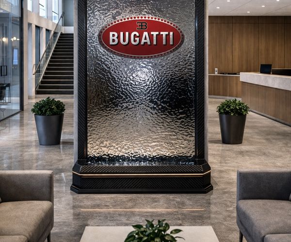 #058 Auto Showroom – Branded Liquid Wall