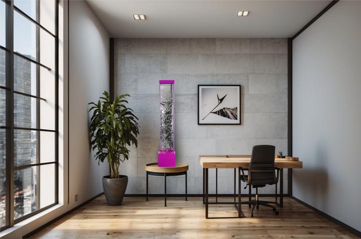 #071 Executive Office – Magenta Liquid Wall Column