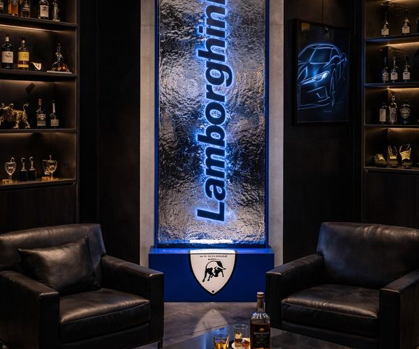 #061 Private Lounge – Illuminated Liquid Wall